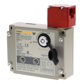 158134-Safety door-lock switch, mechanical lock, 24 VDC, 1NC/1NO+1NC,