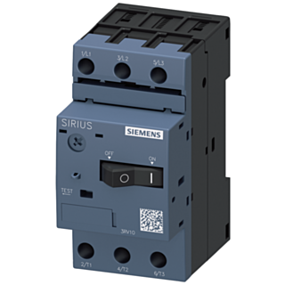 Circuit breaker, S00, motor protection, Class 10, A-release 2.2-3.2 A, short-circuit release 42 A
