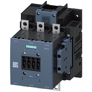 Contactor, AC-3e, 115 A/55 kW/400 V, 3-pole, 440-480 V AC/DC, 2 NO+2 NC, connection bar/screw terminal