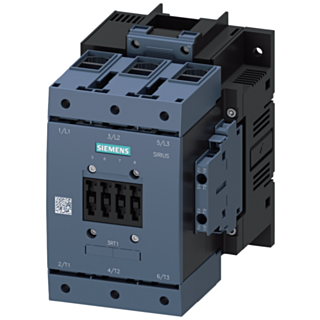 Contactor, AC-3e, 115 A/55 kW/400 V, 3-pole, 440-480 V AC/DC, 2 NO+2 NC, box terminal/screw terminal