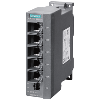 SCALANCE X005TS, unmanaged switch, 5x RJ45, extended temperature range