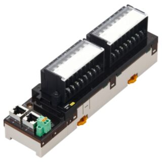 343320-EtherCAT digital I/O unit, 16 x inputs, PNP, 3-wire